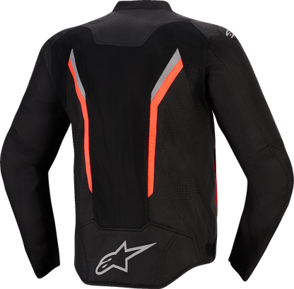 ALPINESTARS AST v3 Air Jacket - Black/Dark Gray/Red Fluo - 2XL 3300426-1051-2XL