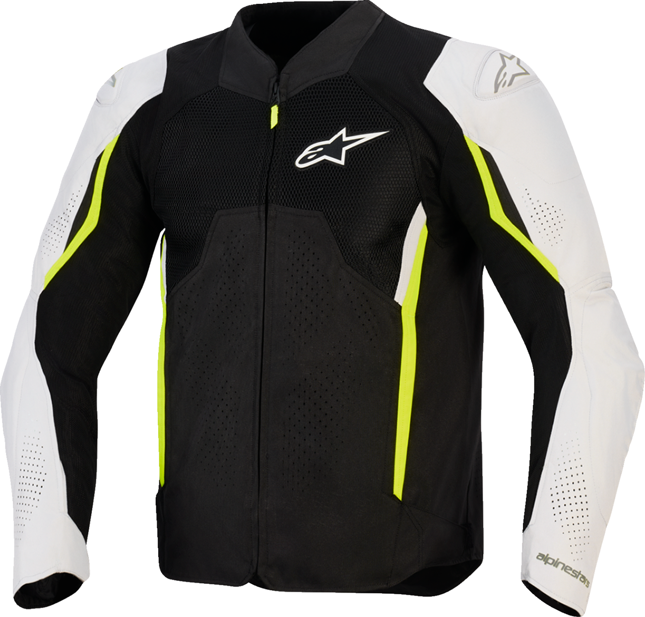 ALPINESTARS AST v3 Air Jacket - Black/Silver/Yellow Fluo - Small 3300426-159-S