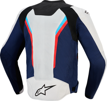 ALPINESTARS AST v3 Air Jacket - Silver/Deep Blue/Bright Red - XL 3300426-1621-XL