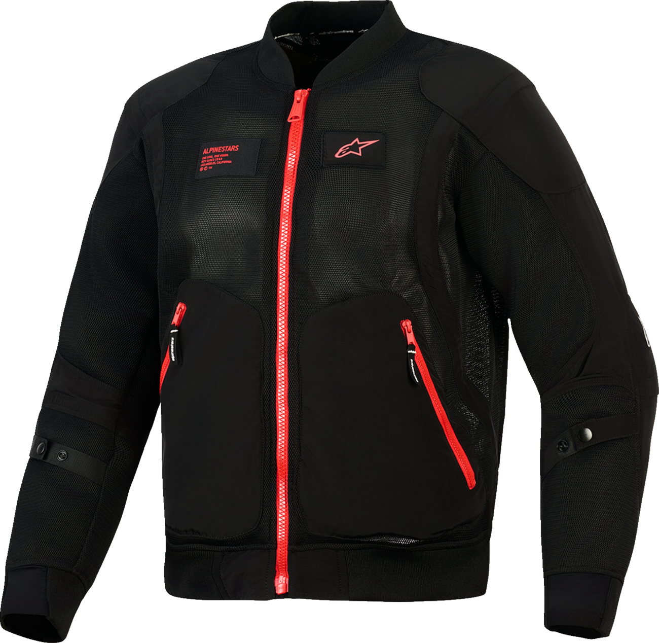 ALPINESTARS Flight Air Jacket - Black/Bright Red - 2XL 3300726-1303-2XL