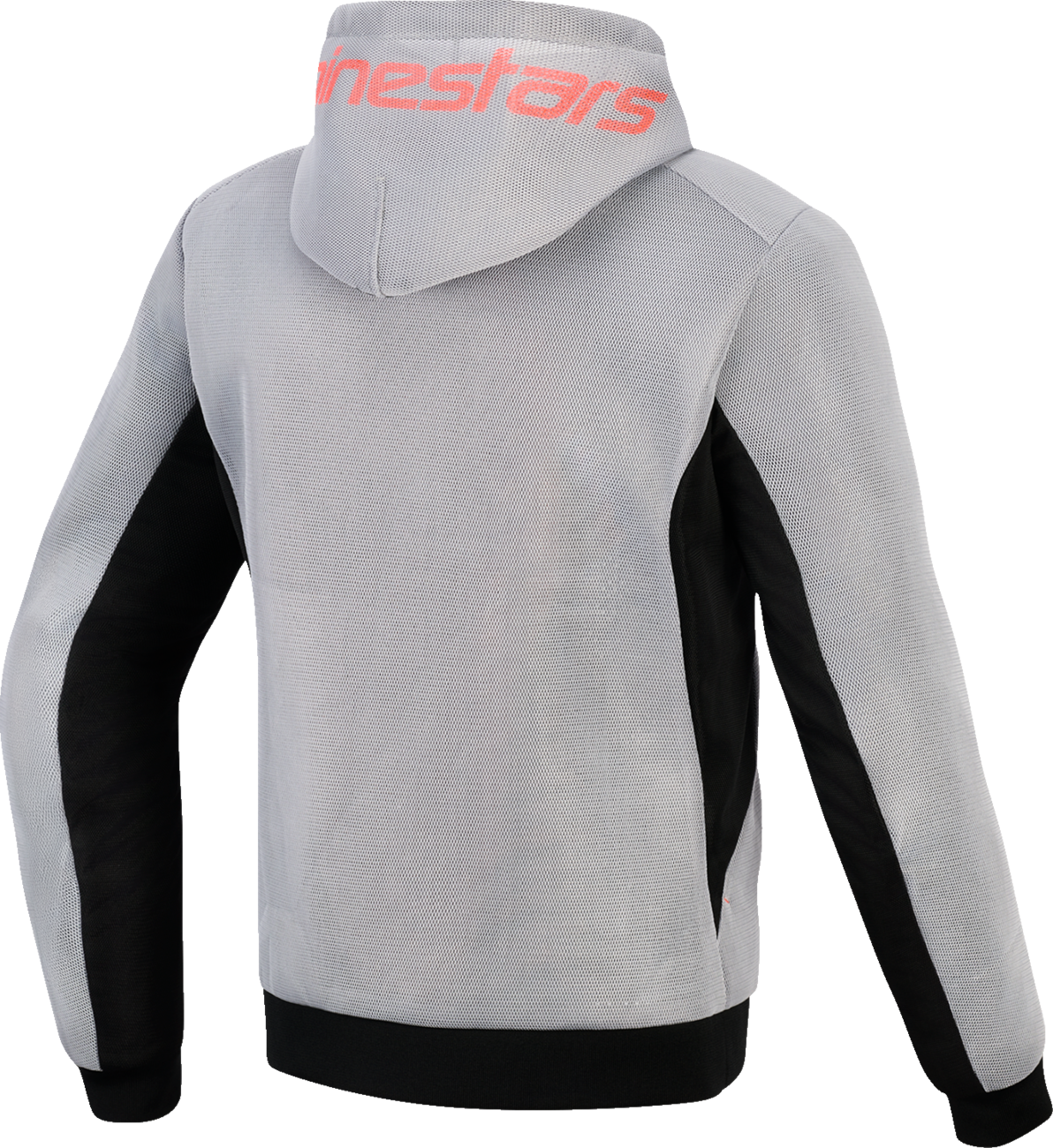 ALPINESTARS Chrome Super Airflow Hoodie - Black/Mid Gray/Red Fluo - 2XL 4200226-1196-2XL