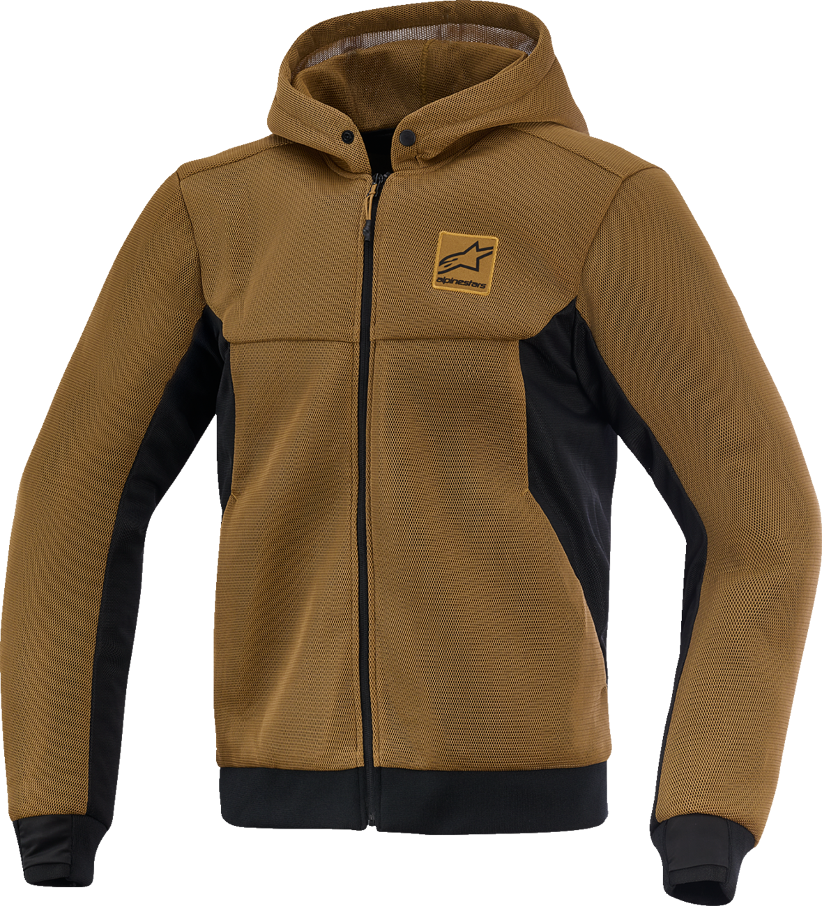 ALPINESTARS Chrome Super Airflow Hoodie - Utility Brown/Black - Small 4200226-8056-S