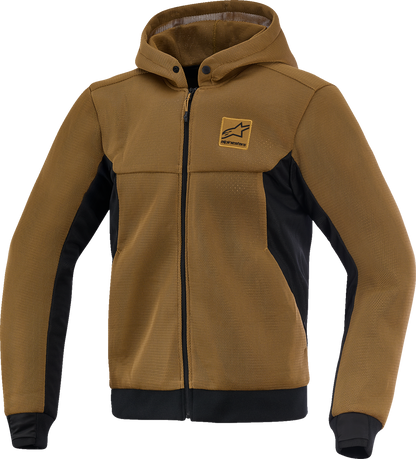 ALPINESTARS Chrome Super Airflow Hoodie - Utility Brown/Black - 4XL 4200226-8056-4XL