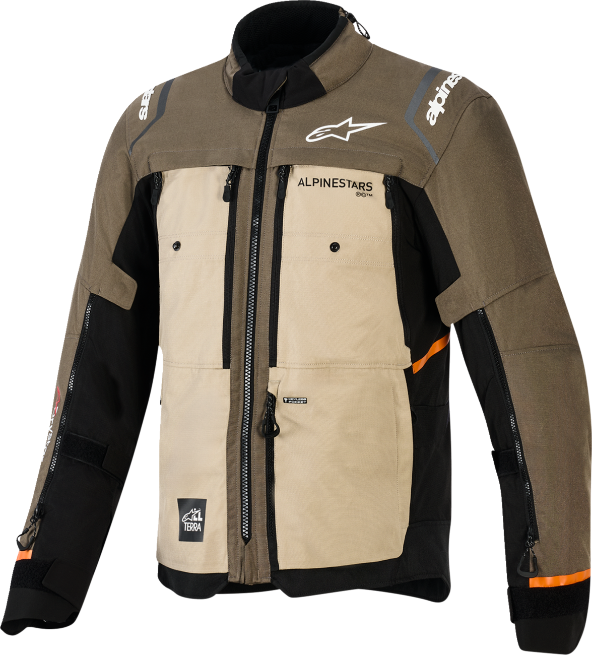 ALPINESTARS Cusco Drystar® Jacket - Walnut/Aluminum/Black - Large 3201126-9304-L