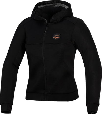 ALPINESTARS Stella Chrome Super Airflow Hoodie - Black/Copper - Medium 4210126-109-M