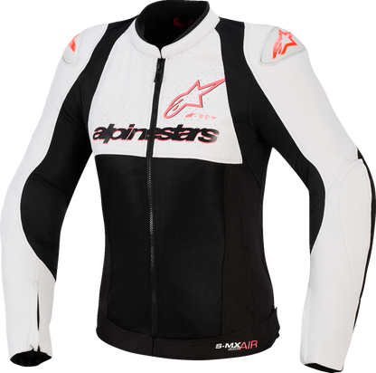 ALPINESTARS Stella SMX Air Jacket - Ice Gray/Black/Coral Fluo - Large 3316523-9297-L