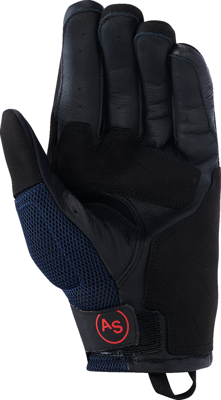 ALPINESTARS Manti Air Gloves - Deep Blue/Fluo Red/Asphalt - XL 3570225-7196-XL
