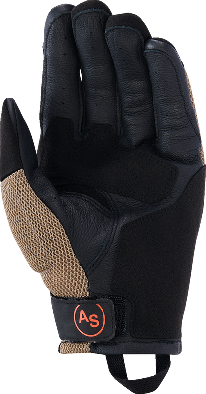 ALPINESTARS Manti Air Gloves - Dark Khaki/Black/Fluo Orange - 2XL 3570225-8038-2X