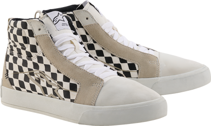 ALPINESTARS Ride-63 Canvas Shoes - White/Black/Chess - US 8 2540726-2081-8