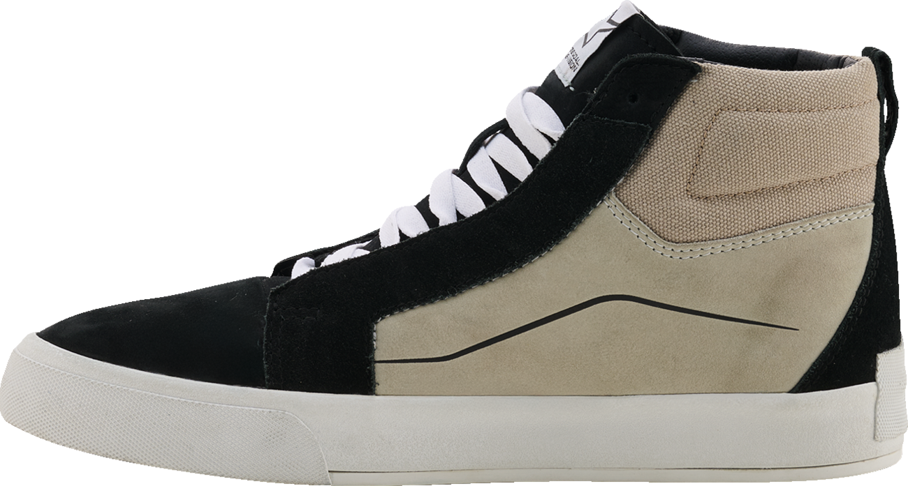 ALPINESTARS Ride-63 Leather Shoes - Black/Cool Gray/White - US 8.5 2540926-1471-85