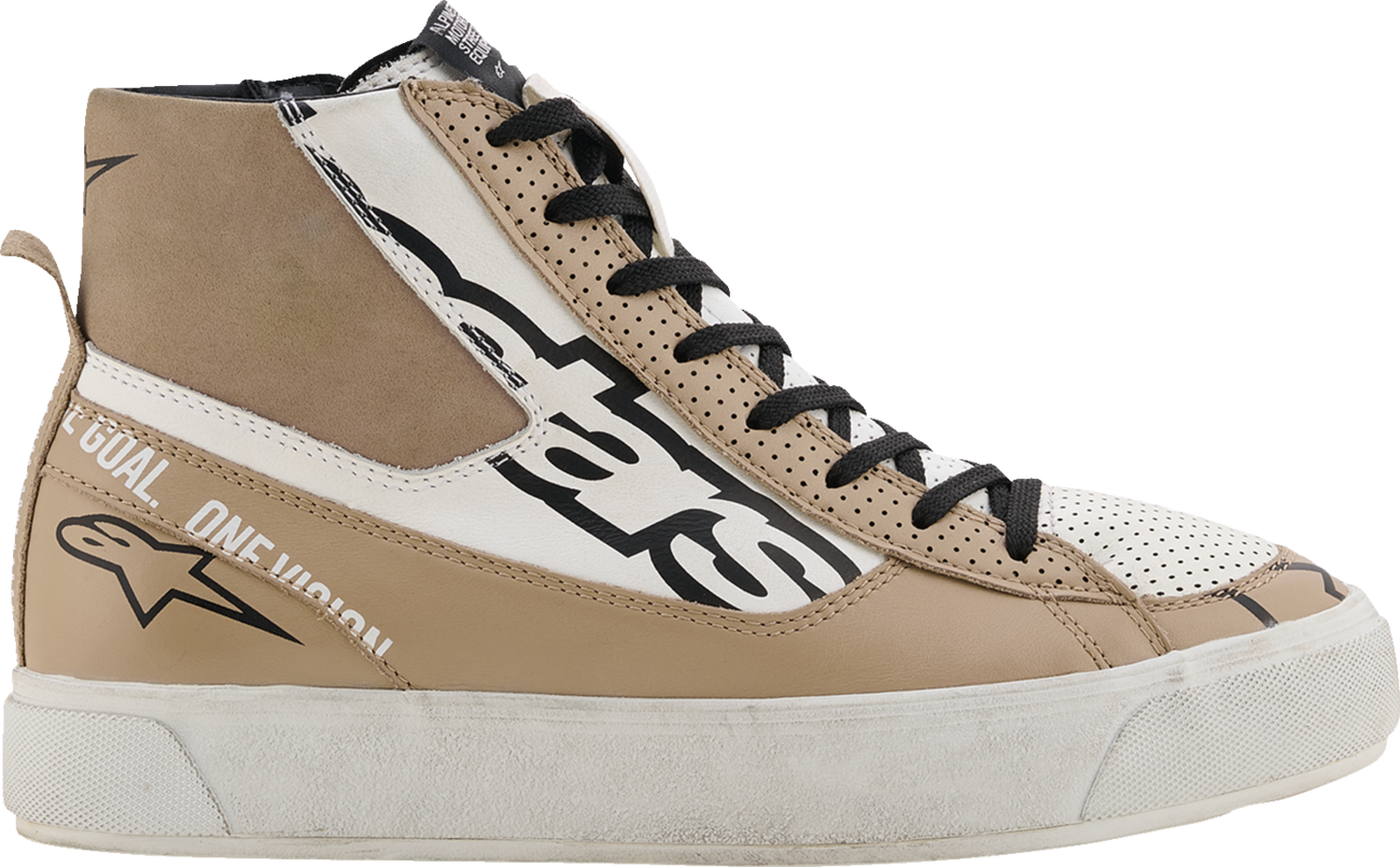 ALPINESTARS Stella Stated Flair Shoes - Warm Gray/White - US 8 2541426-9322-8
