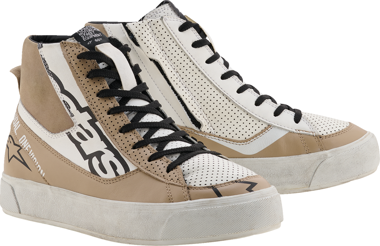 ALPINESTARS Stella Stated Flair Shoes - Warm Gray/White - US 9 2541426-9322-9