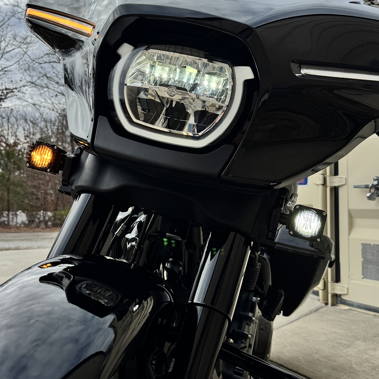 CUSTOM DYNAMICS Shark Demon® Turn Signal - LED - Yellow SD-SG-FT-YB
