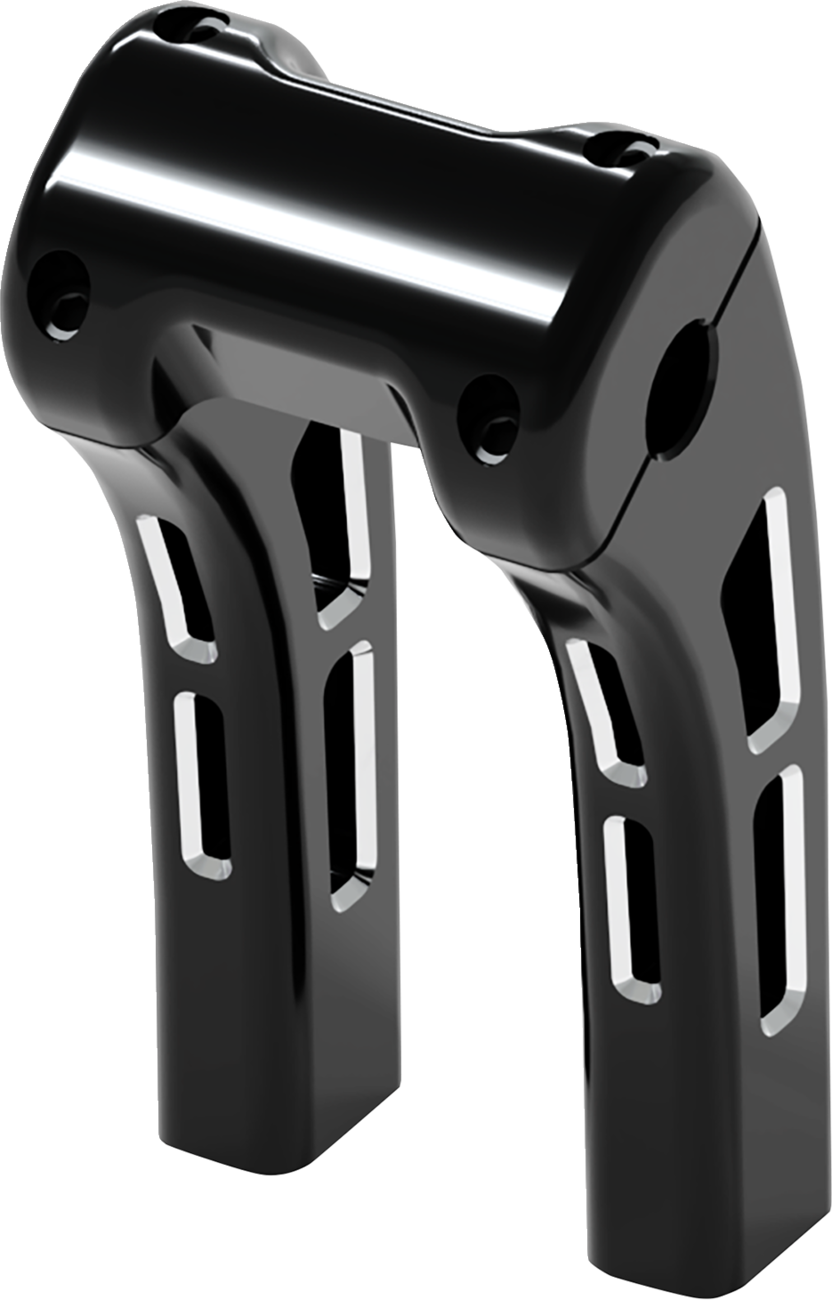 MAGNUM SHIELDING Ghost Risers - Clamp - 8" - Black 2R-0208
