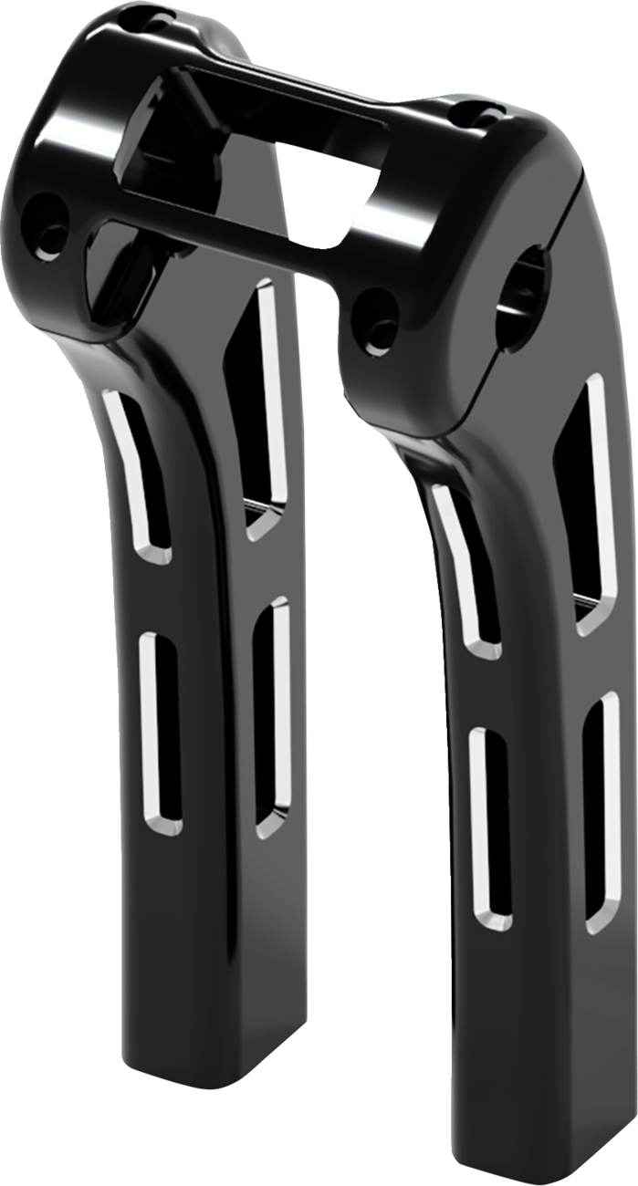 MAGNUM SHIELDING Ghost Risers - Softail Display Clamp - 10" - Black 2R-0110