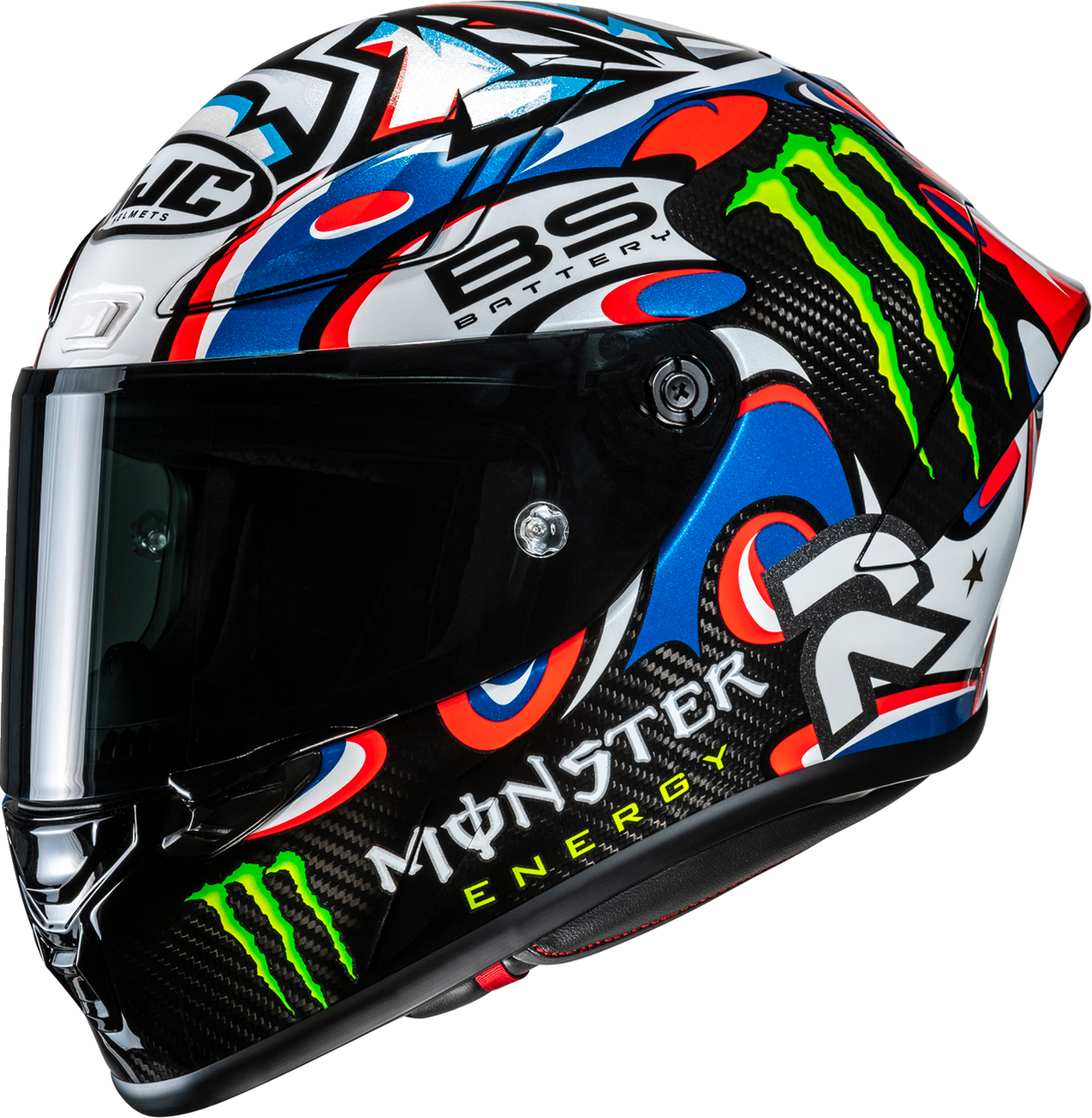 HJC RPHA 1N V2 Carbon Helmet - Quartararo Le Mans III - MC21 - Small FB27NUS4221V
