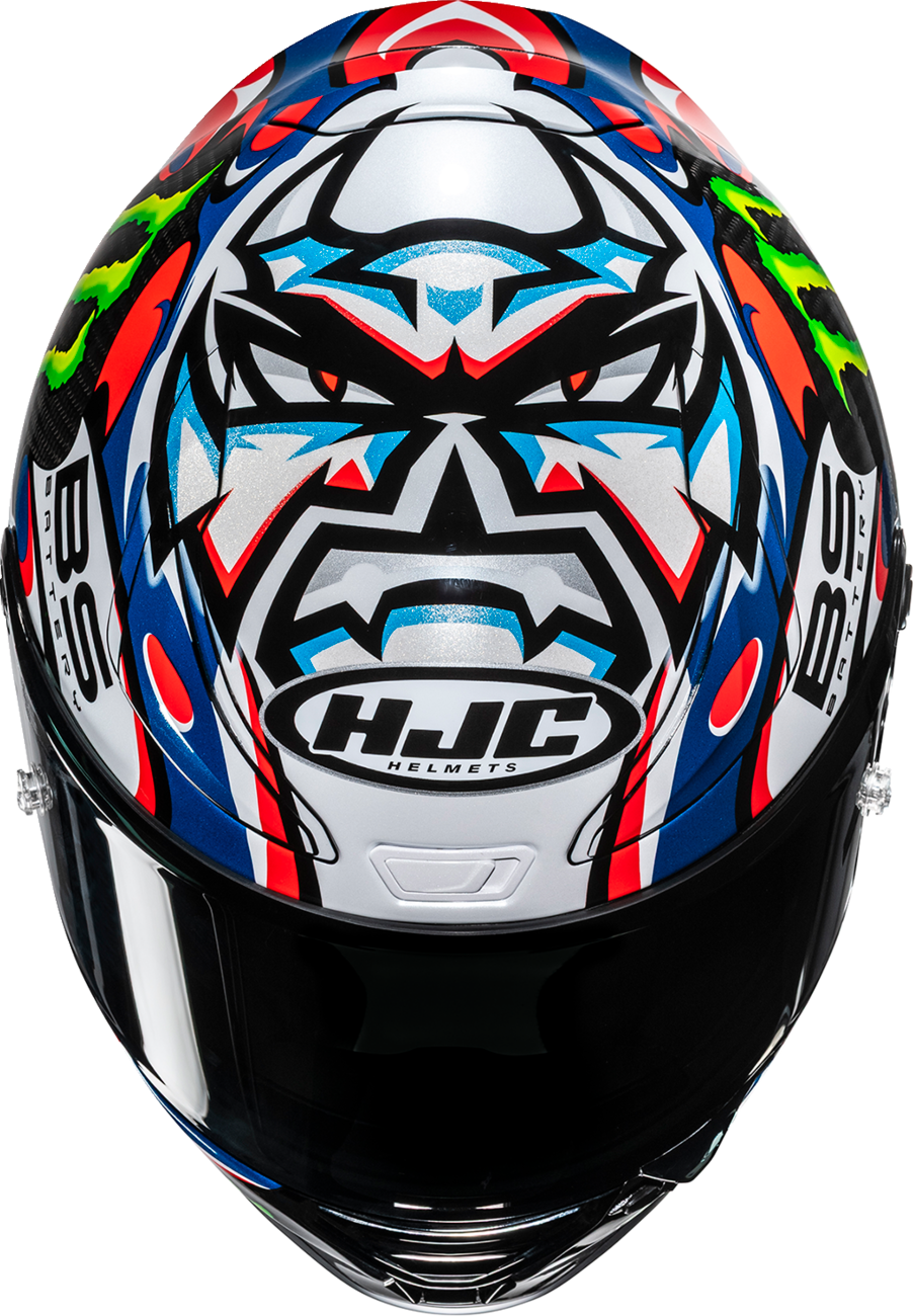 HJC RPHA 1N V2 Carbon Helmet - Quartararo Le Mans III - MC21 - Small FB27NUS4221V