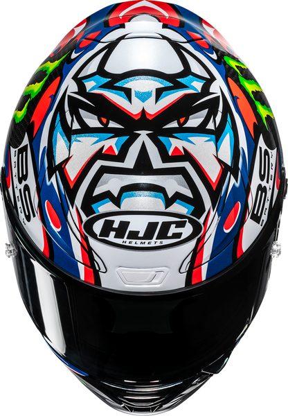 HJC RPHA 1N V2 Carbon Helmet - Quartararo Le Mans III - MC21 - Small FB27NUS4221V