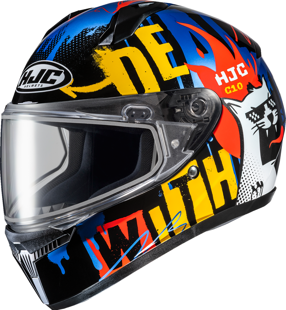 HJC Youth C10 Snow Helmet - Dual Pane - FOP - MC23 - 3XS FP54SUS1C23V