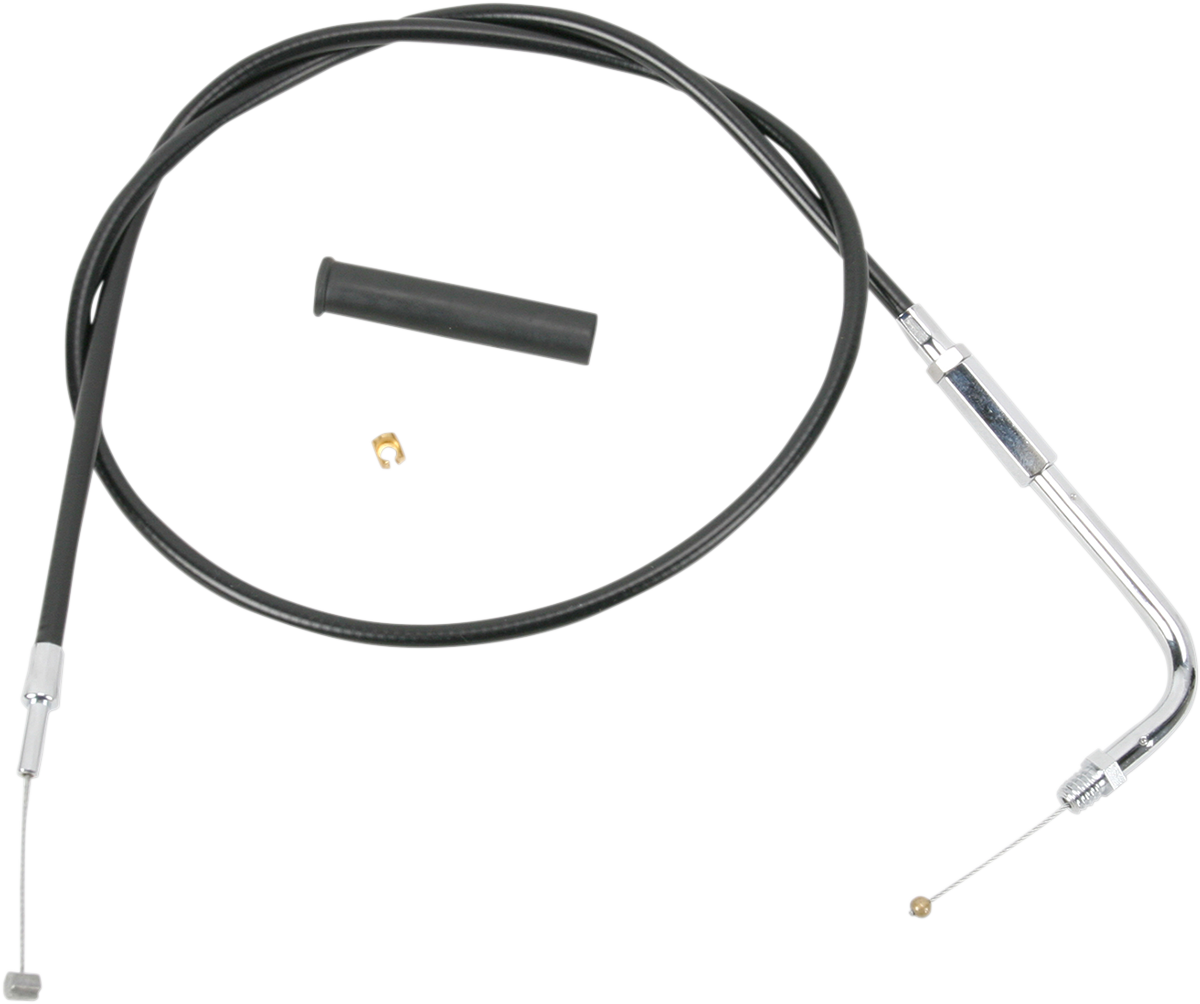 DRAG SPECIALTIES Black Vinyl Throttle Cable - 33-3/4" 4330500B