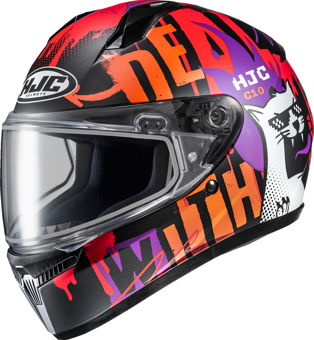 HJC Youth C10 Snow Helmet - Dual Pane - FOP - MC7SF - XS FP54SUS3CS7V