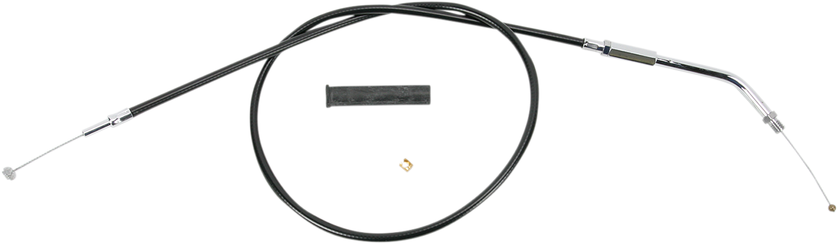DRAG SPECIALTIES Black Vinyl Throttle Cable - 31-3/4" 4330800B