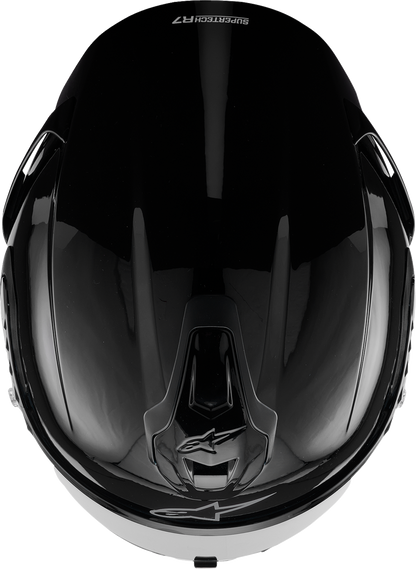 ALPINESTARS Supertech R7 Helmet - 22.06 - Solid - Gloss Black - Small 8202126-1180-S