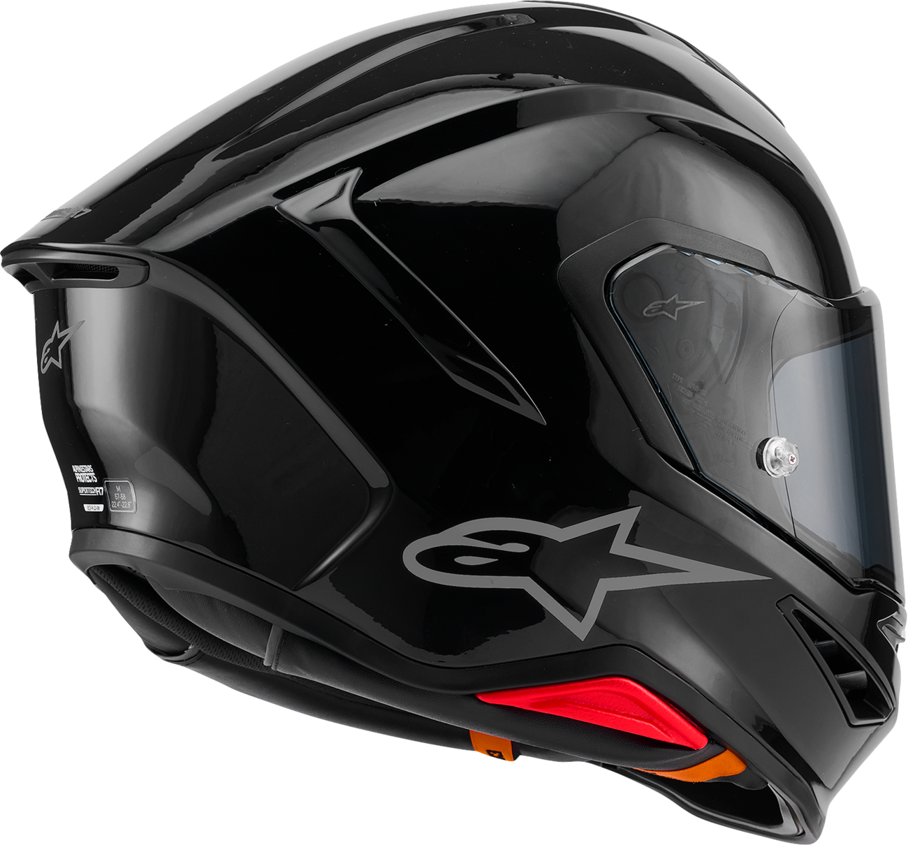 ALPINESTARS Supertech R7 Helmet - 22.06 - Solid - Gloss Black - XL 8202126-1180-XL