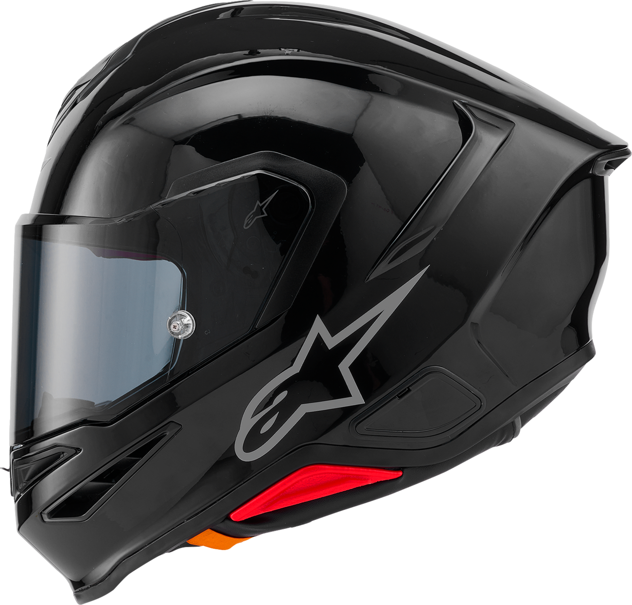 ALPINESTARS Supertech R7 Helmet - 22.06 - Solid - Gloss Black - 2XL 8202126-1180-2XL