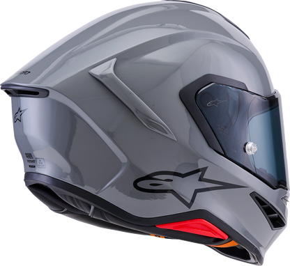 ALPINESTARS Supertech R7 Helmet - 22.06 - Solid - Gloss Gray - XS 8202126-1635-XS