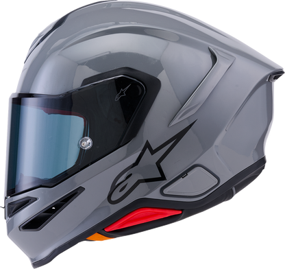 ALPINESTARS Supertech R7 Helmet - 22.06 - Solid - Gloss Gray - Small 8202126-1635-S