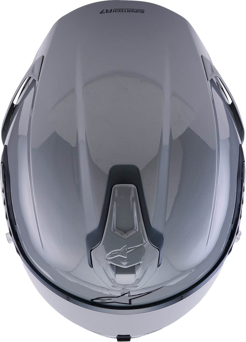 ALPINESTARS Supertech R7 Helmet - 22.06 - Solid - Gloss Gray - XL 8202126-1635-XL