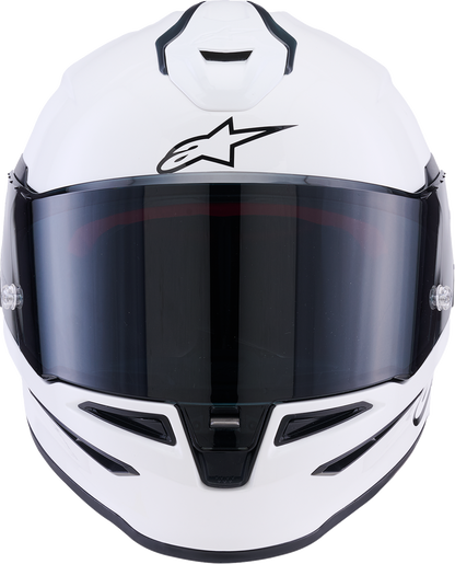 ALPINESTARS Supertech R7 Helmet - 22.06 - Solid - Gloss White - Medium 8202126-2180-M