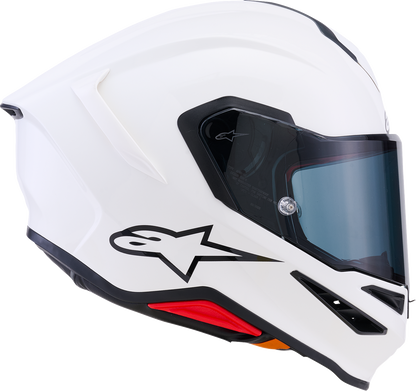 ALPINESTARS Supertech R7 Helmet - 22.06 - Solid - Gloss White - Medium 8202126-2180-M