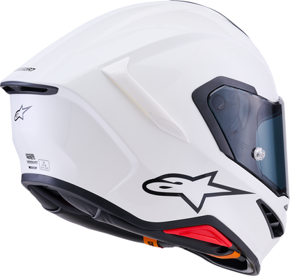 ALPINESTARS Supertech R7 Helmet - 22.06 - Solid - Gloss White - Medium 8202126-2180-M