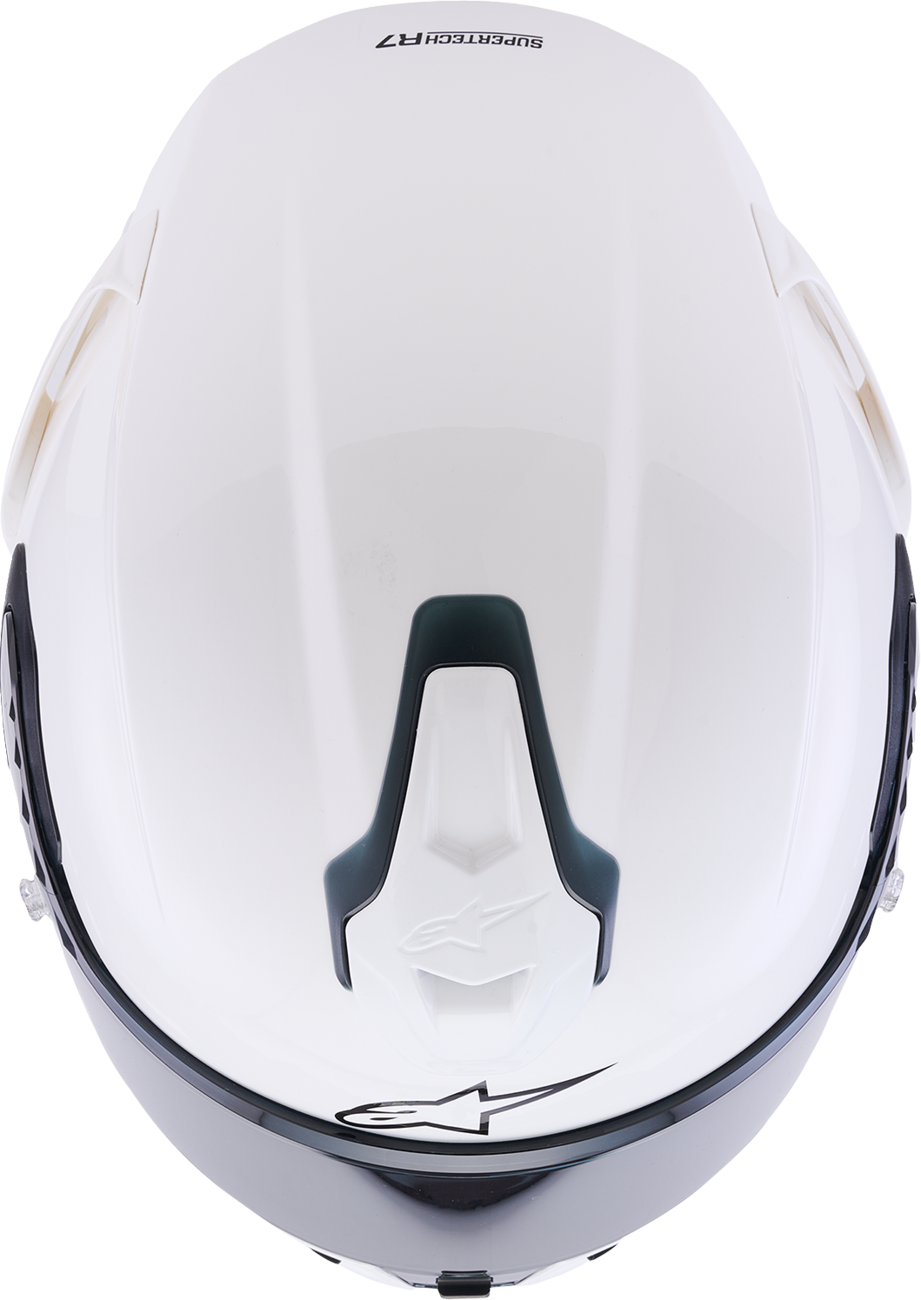 ALPINESTARS Supertech R7 Helmet - 22.06 - Solid - Gloss White - Medium 8202126-2180-M