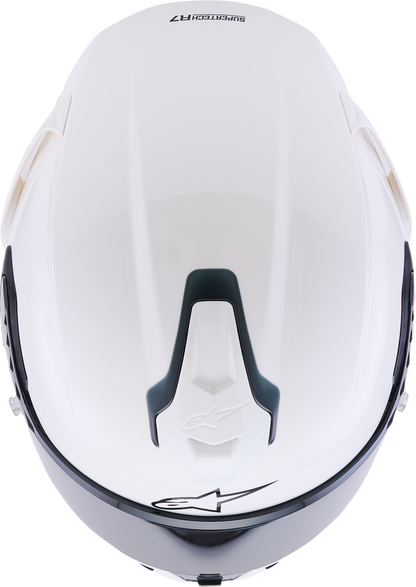 ALPINESTARS Supertech R7 Helmet - 22.06 - Solid - Gloss White - Medium 8202126-2180-M