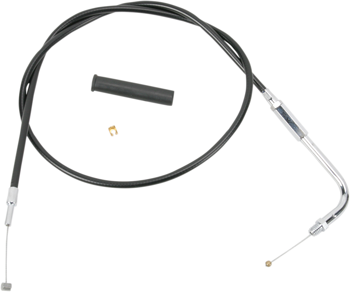 DRAG SPECIALTIES Black Vinyl Throttle Cable - 32-1/2" 4330900B