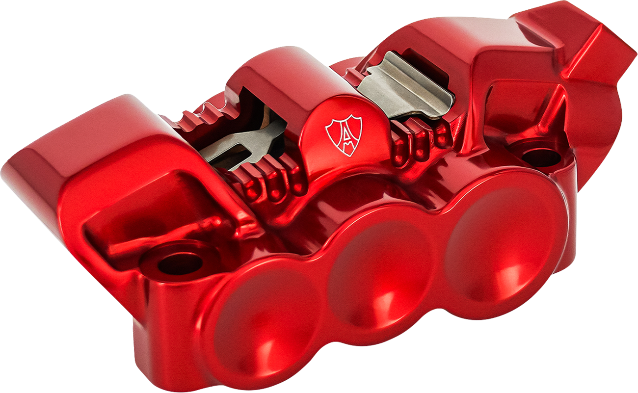 ARLEN NESS Monoblock Radial Brake Caliper - 100 mm - Right - Red 320-139