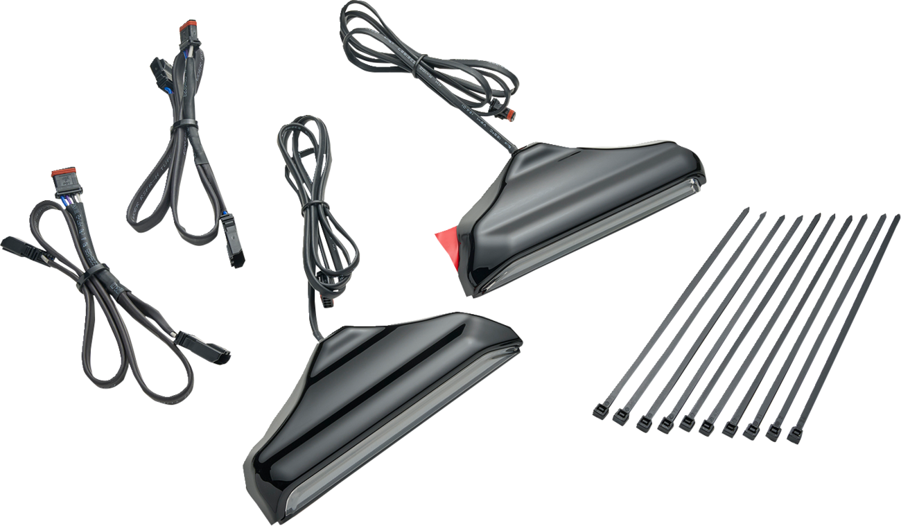 CIRO Fork Lights - Black - '14-'25 Harley-Davidson® 40121