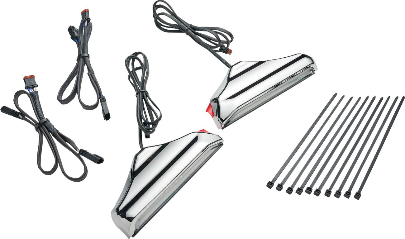 CIRO Fork Lights - Chrome - '14-'25 Harley-Davidson® 40120
