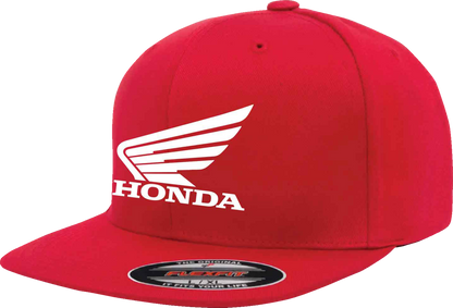 FACTORY EFFEX Honda Big Wing Hat - Red - Large/XL 29-86312