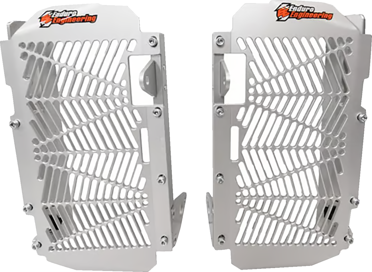 MOOSE OFFROAD Radiator Braces - Silver - Yamaha 11-5023