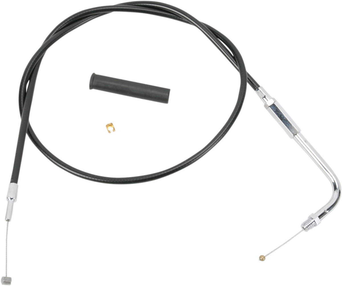 DRAG SPECIALTIES Black Vinyl Throttle Cable - 34-1/2" 4330902B
