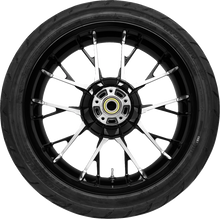 COASTAL MOTO Marlin Rear Wheel - Black Cut (18") | Dunlop AE2 Tire (180/55B18) PKG2-MAR185BC-ABST