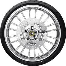COASTAL MOTO Atlantic Front Wheel - Chrome (21") | Rotors (11.8") | Dunlop AE2 Tire (130/60B21) PKG2-ATL213CH-ABST