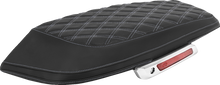 SADDLEMEN Saddlebag Lid Covers - Lattice - Silver Stitch - FLH/FLT '23-'25 L870-23-18405