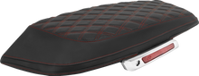SADDLEMEN Saddlebag Lid Covers - Lattice - Red Stitch - FLH/FLT '23-'25 L870-23-18404