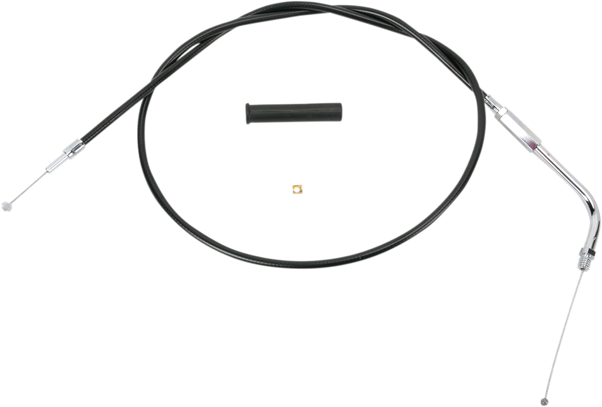 DRAG SPECIALTIES Black Vinyl Throttle Cable - 32-1/2" 4331000B