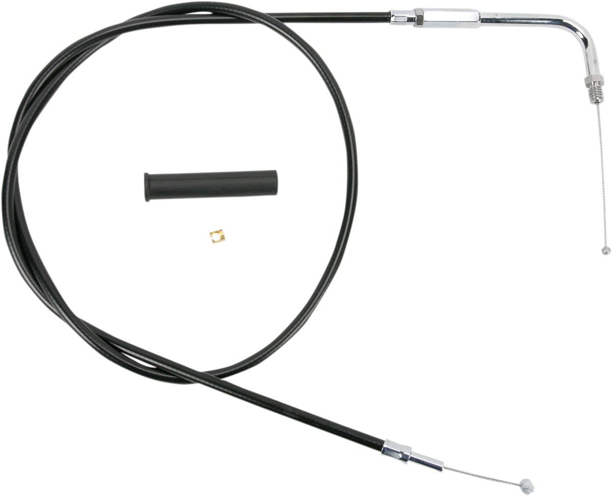 DRAG SPECIALTIES Black Vinyl Throttle Cable - 45-1/2" 4331106B